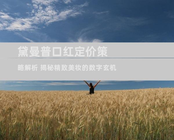 黛曼普口红定价策略解析 揭秘精致美妆的数字玄机